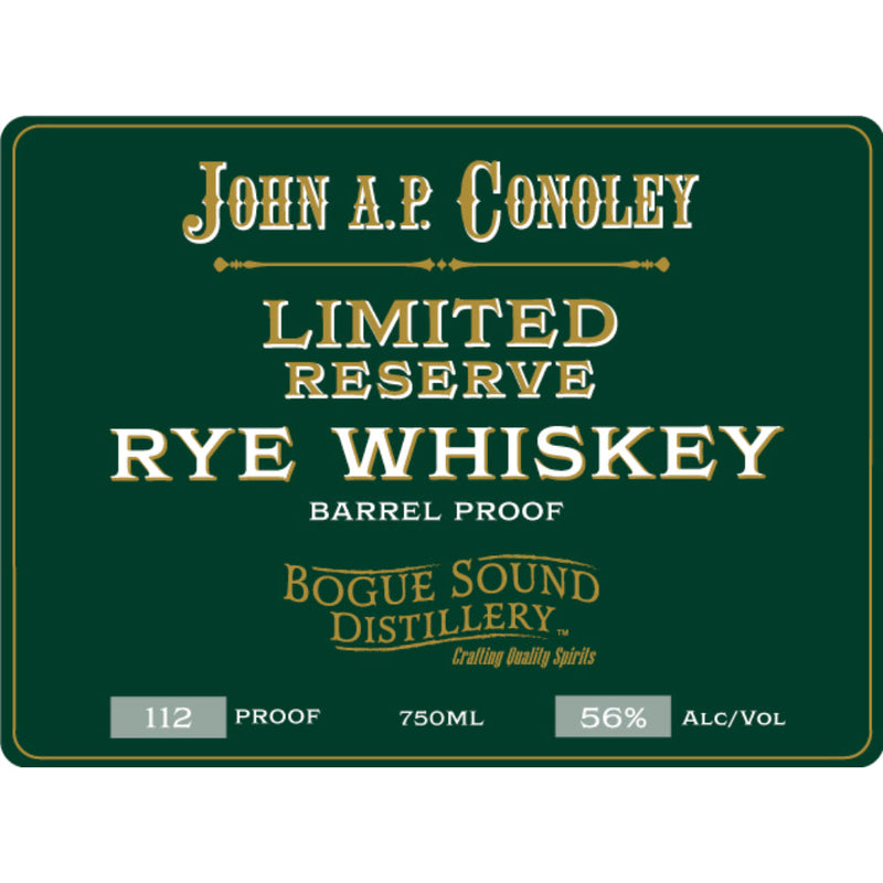 John A.P. Conoley Limited Reserve Rye Whiskey - Goro&