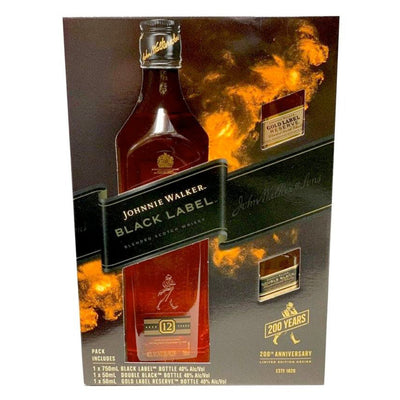 Johnnie Walker Black Limited Edition Gift Set - Goro's Liquor
