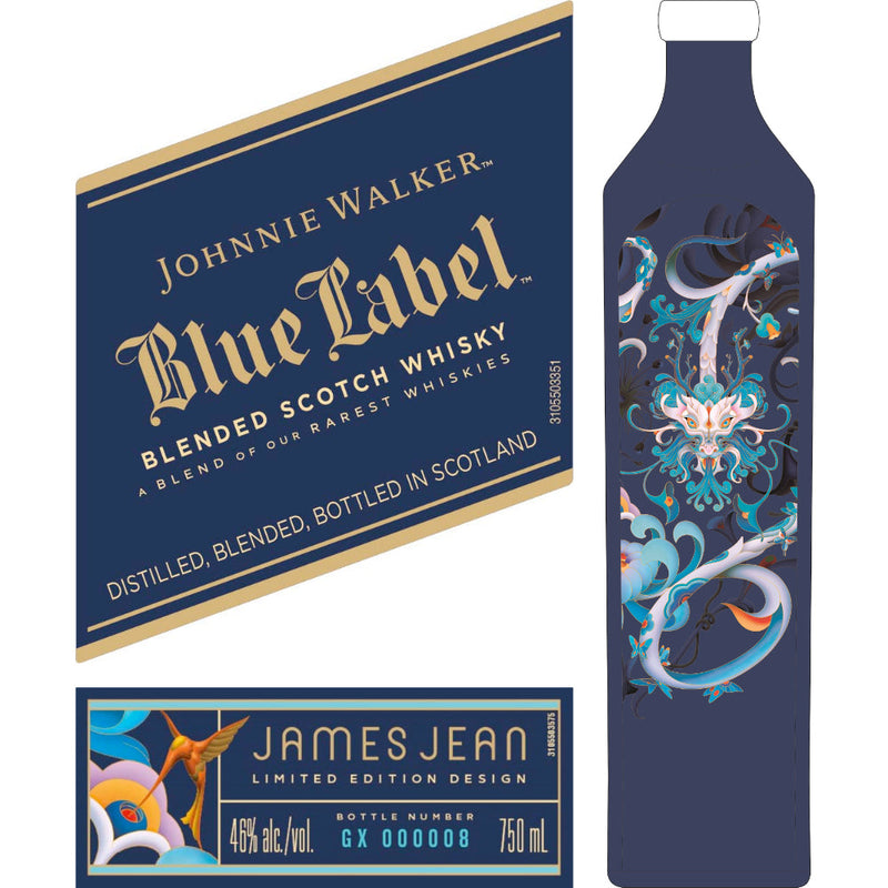 Johnnie Walker Blue Label James Jean Limited Edition Design - Goro&