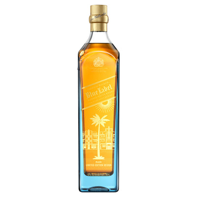 Johnnie Walker Blue Label Miami Limited Edition Design - Goro's Liquor