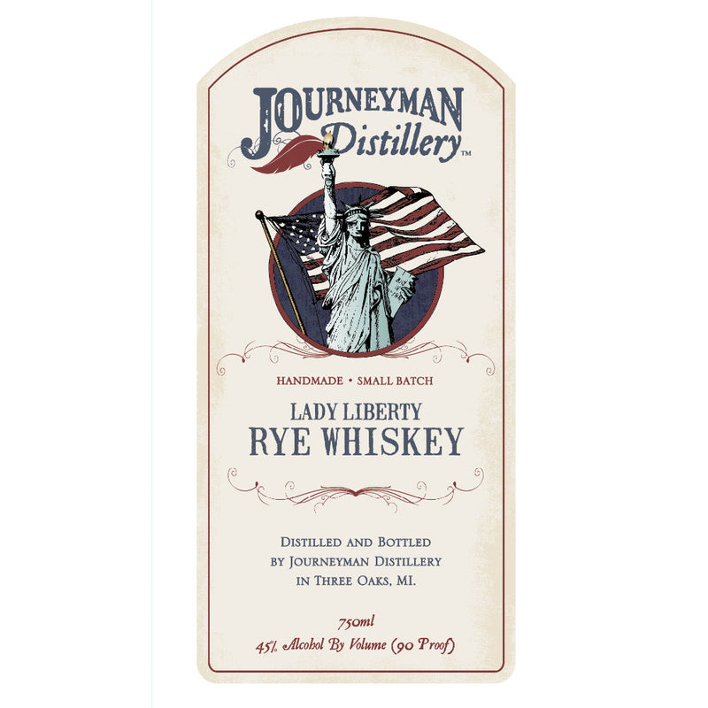 Journeyman Distillery Lady Liberty Rye Whiskey - Goro&