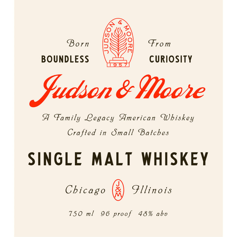 Judson & Moore Single Malt Whiskey - Goro&