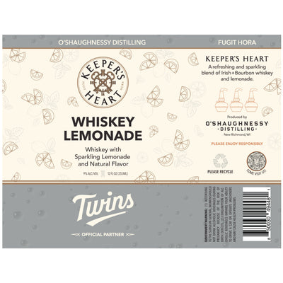 Keeper’s Heart Minnesota Twins Whiskey Lemonade Canned Cocktail - Goro's Liquor