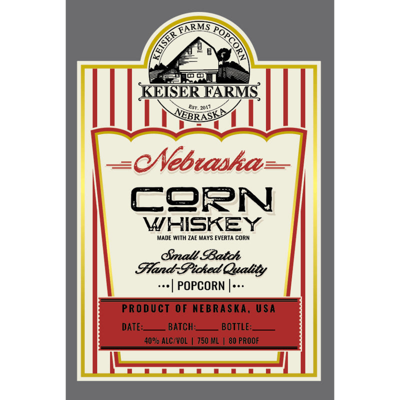 Keiser Farms Nebraska Corn Whiskey - Goro&