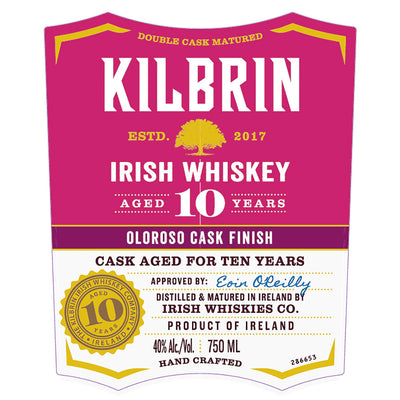 Kilbrin 10 Year Old Oloroso Cask Finish - Goro's Liquor