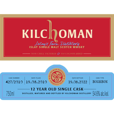 Kilchoman 12 Year Old Single Cask ImpEx Cask Evolution 03/2022 - Goro's Liquor