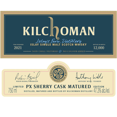 Kilchoman PX Sherry Cask Matured 2021 - Goro's Liquor