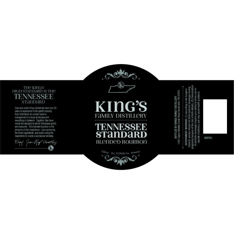 King’s Tennessee Standard Blended Bourbon - Goro&