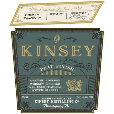 Kinsey Peat Finish Wheated Bourbon - Goro's Liquor