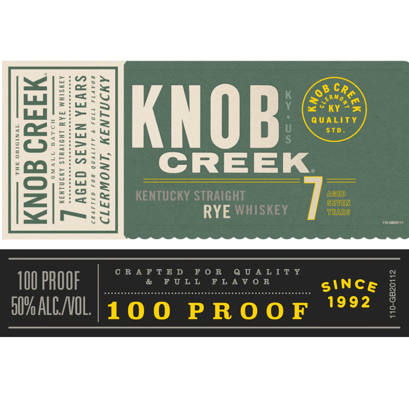 Knob Creek 7 Year Old Kentucky Straight Rye - Goro&