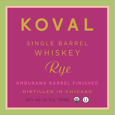 Koval Amburana Barrel Finish Rye - Goro's Liquor