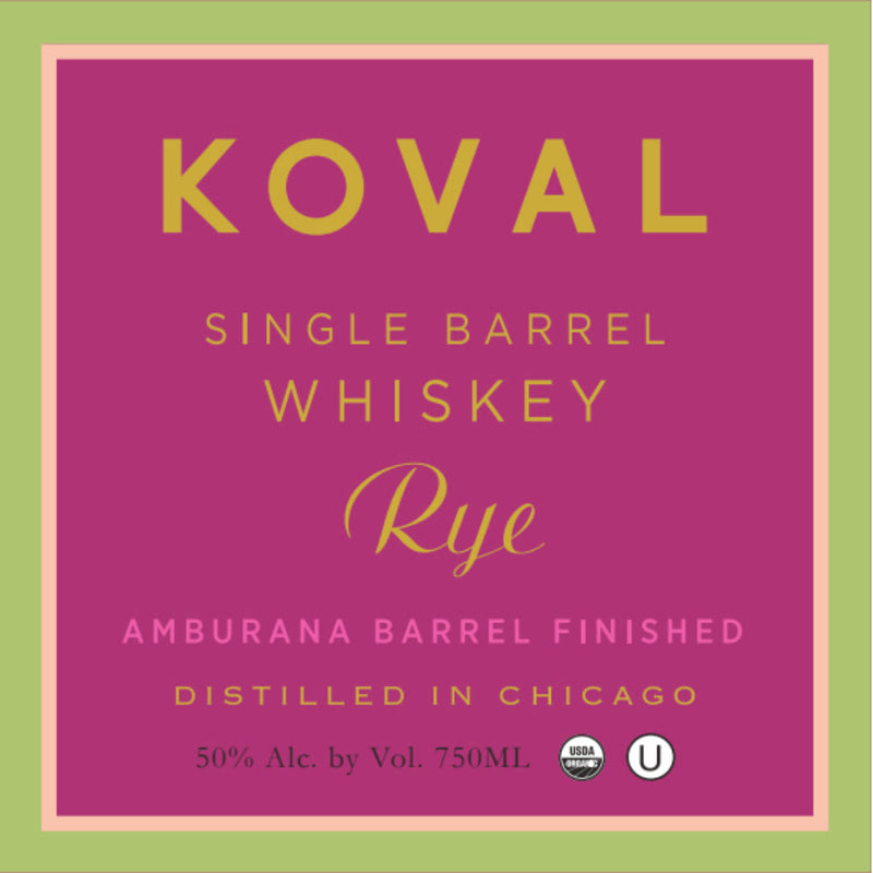 Koval Amburana Barrel Finish Rye - Goro&