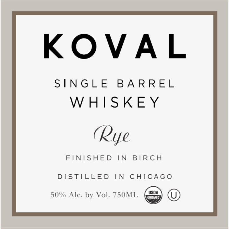 Koval Birch Finish Rye - Goro&