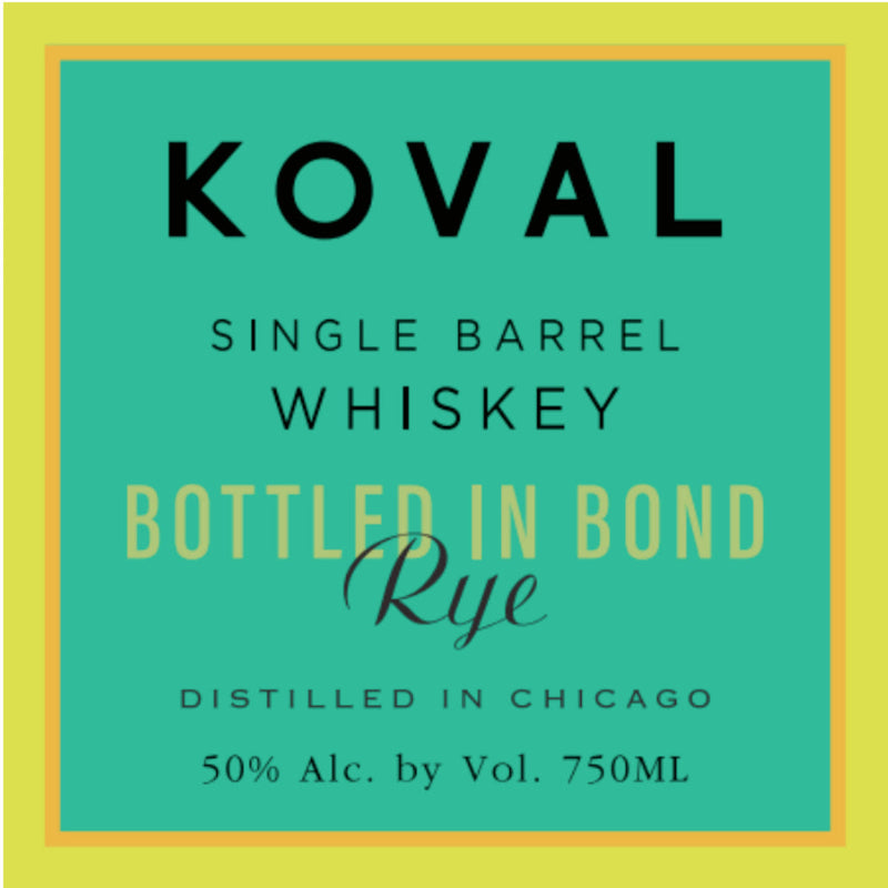 Koval Bottled in Bond Rye - Goro&