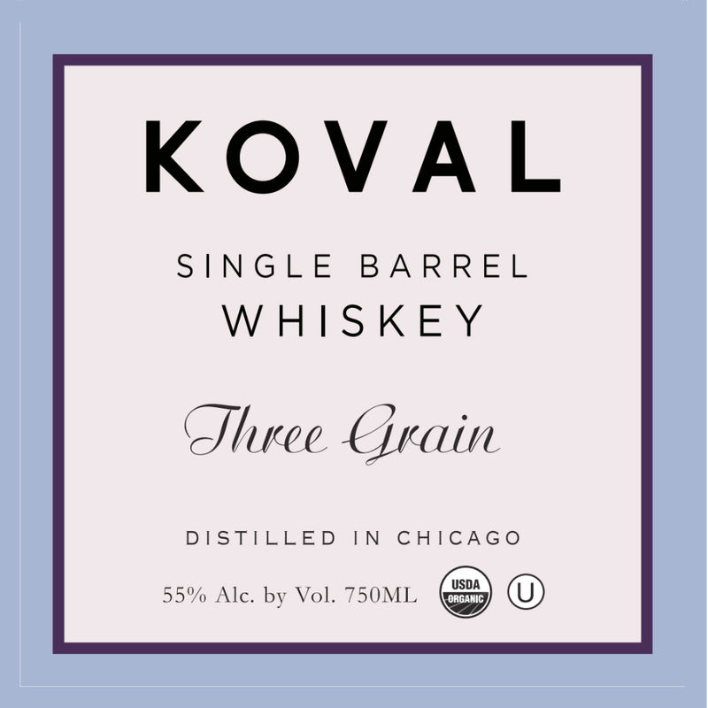 Koval Three Grain Single Barrel Whiskey - Goro&