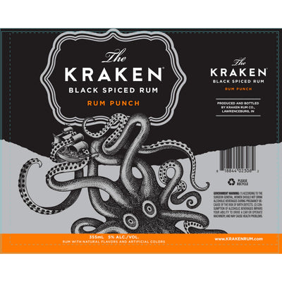 Kraken Black Spiced Rum Punch Cocktail 4PK - Goro's Liquor