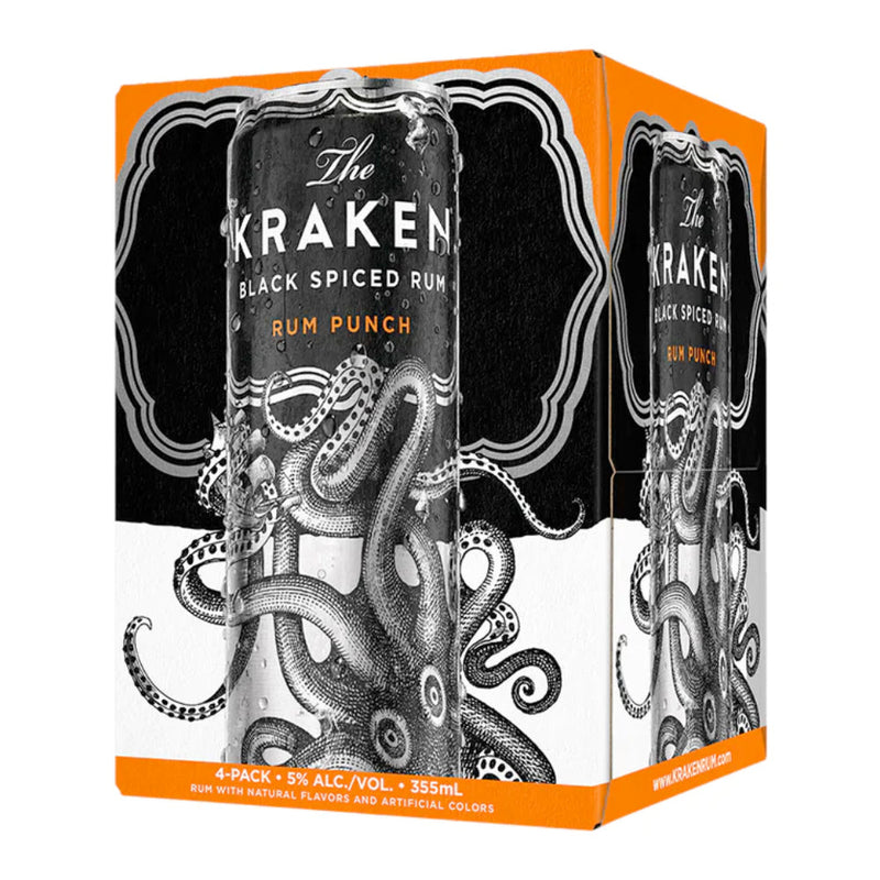 Kraken Black Spiced Rum Punch Cocktail 4PK - Goro&