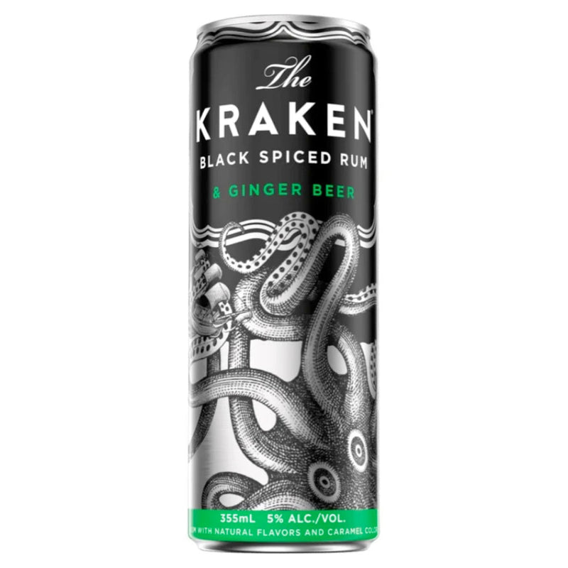 Kraken Black Spiced Rum & Ginger Beer Cocktail 4PK - Goro&