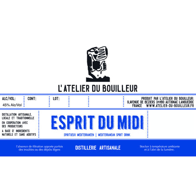 L'Atelier Du Bouilleur Esprit Du Midi - Goro's Liquor