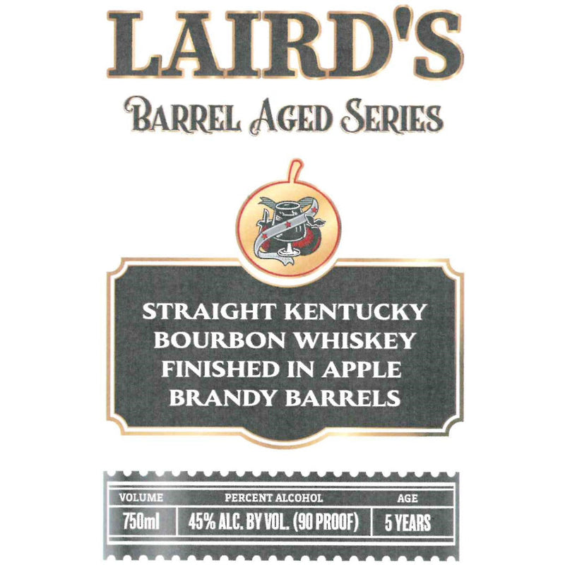 Laird’s Barrel Aged Series Bourbon Finished in Apple Brandy Barrels - Goro&