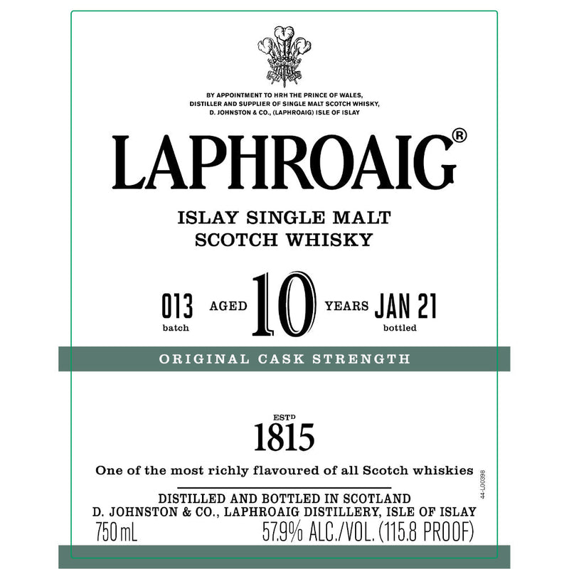 Laphroaig 10 Year Old Cask Strength Batch 13 - Goro&
