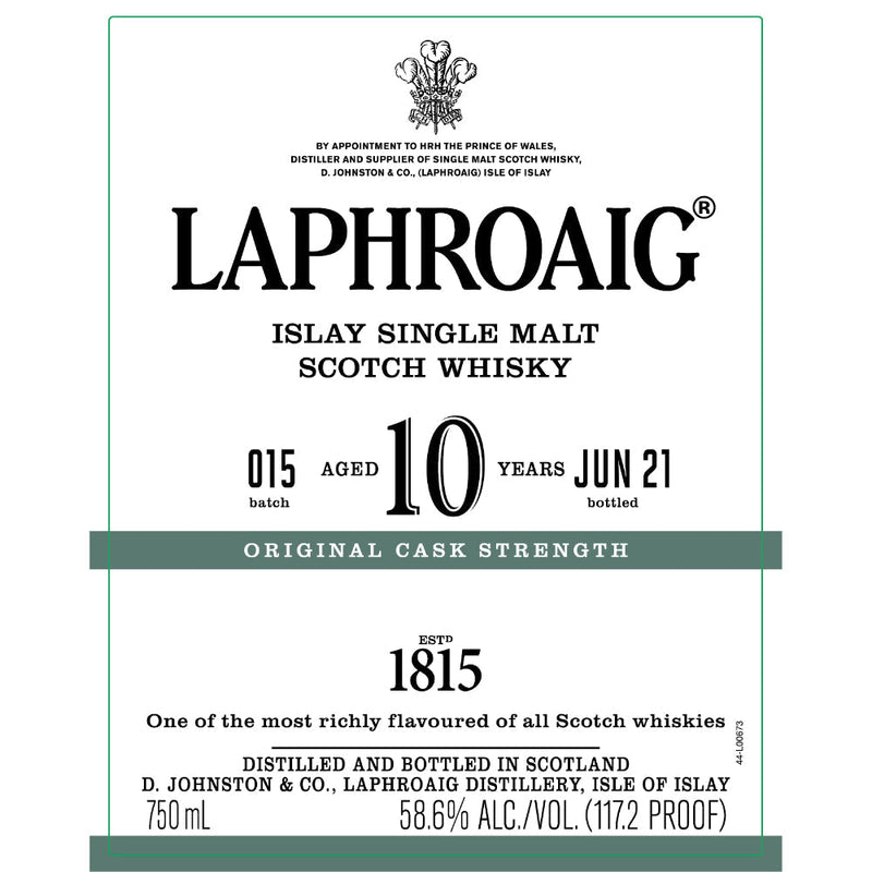 Laphroaig 10 Year Old Cask Strength Batch 015 - Goro&