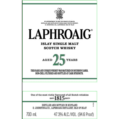 Laphroaig 25 Year Old Cask Strength 2023 Edition - Goro's Liquor