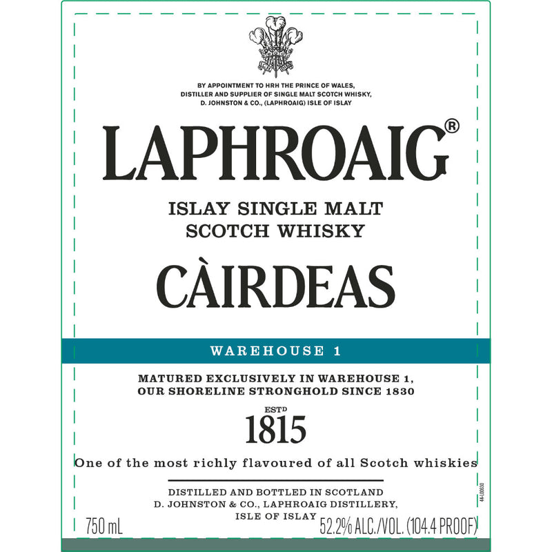 Laphroaig Cairdeas Warehouse 1 2022 Release - Goro&