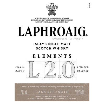 Laphroaig Elements 2.0 Limited Release Scotch Laphroaig   