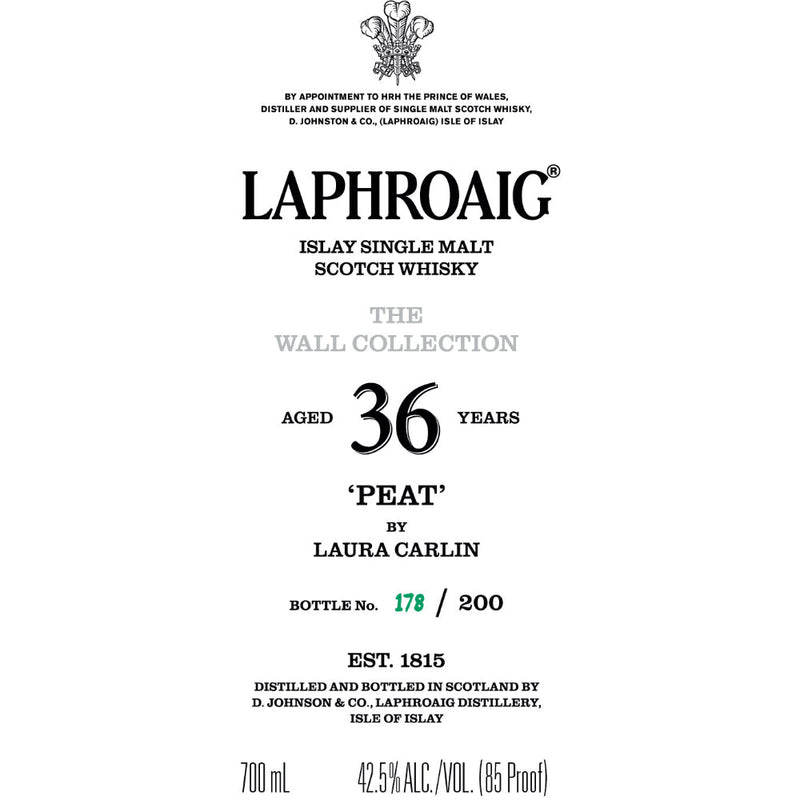 Laphroaig The Wall Collection 36 Year ‘Peat’ By Laura Carlin - Goro&