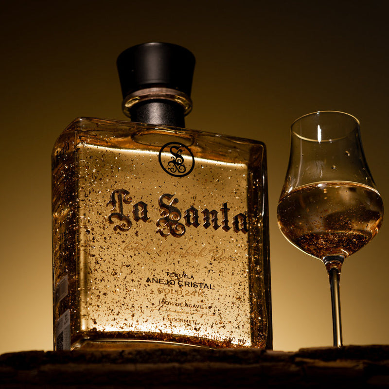 La Santa Tequila 24K Gold Anejo - Goro&