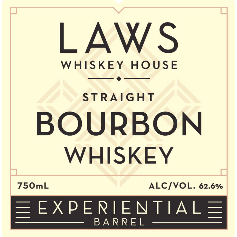 Laws Experiential Barrel Straight Bourbon - Goro&