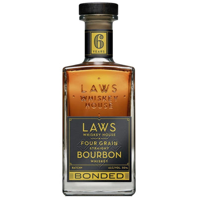 Laws Four Grain Straight Bourbon Bottled in Bond 6 Year Bourbon Laws Whiskey House
