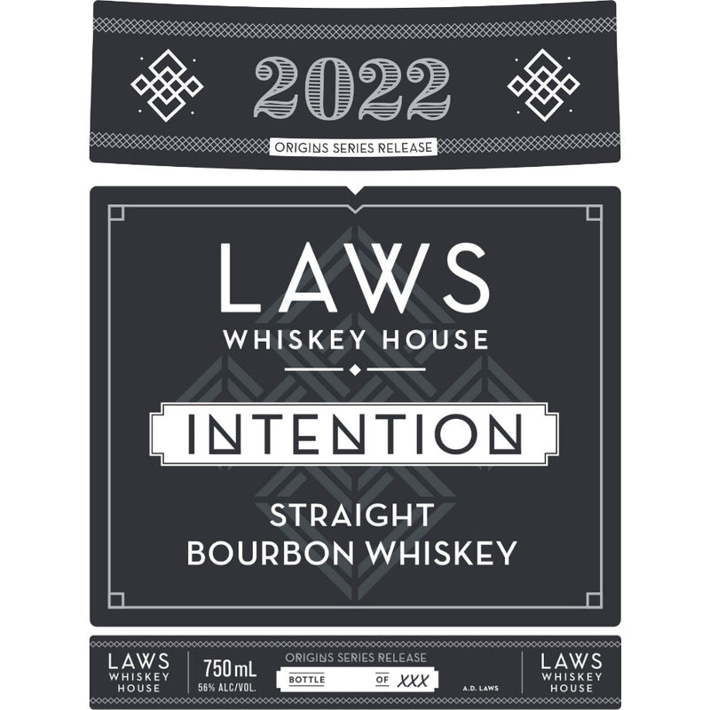 Laws Intention Straight Bourbon Origins Series 2022 - Goro&