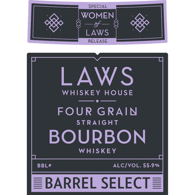 Laws Women of Laws Single Barrel Four Grain Straight Bourbon - Goro's Liquor