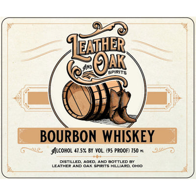 Leather and Oak Spirits Bourbon - Goro's Liquor