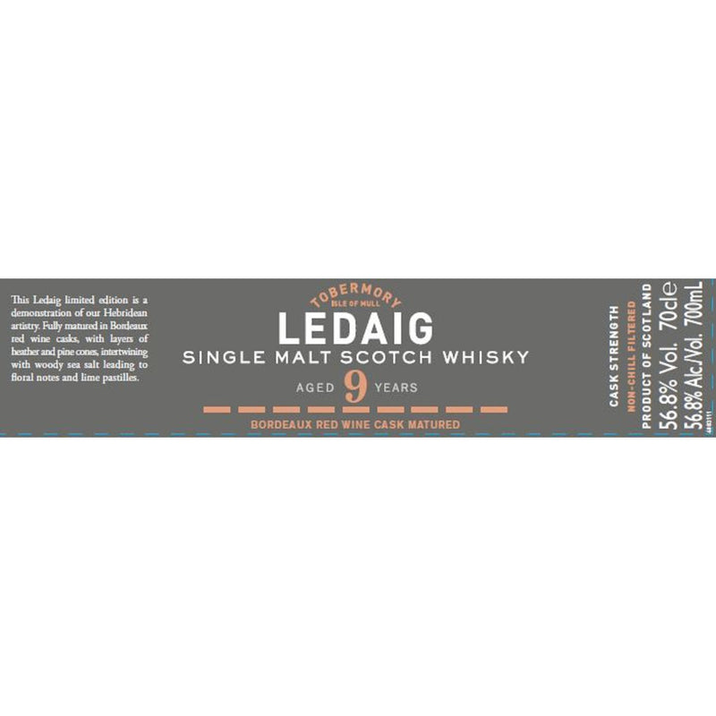 Ledaig 9 Year Old Bordeaux Red Wine Cask Matured - Goro&