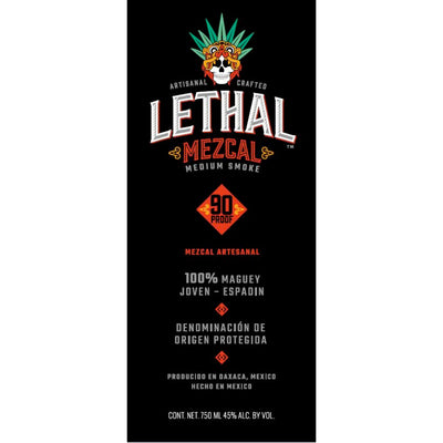 Lethal Mezcal Medium Smoke Mezcal Artesanal - Goro's Liquor