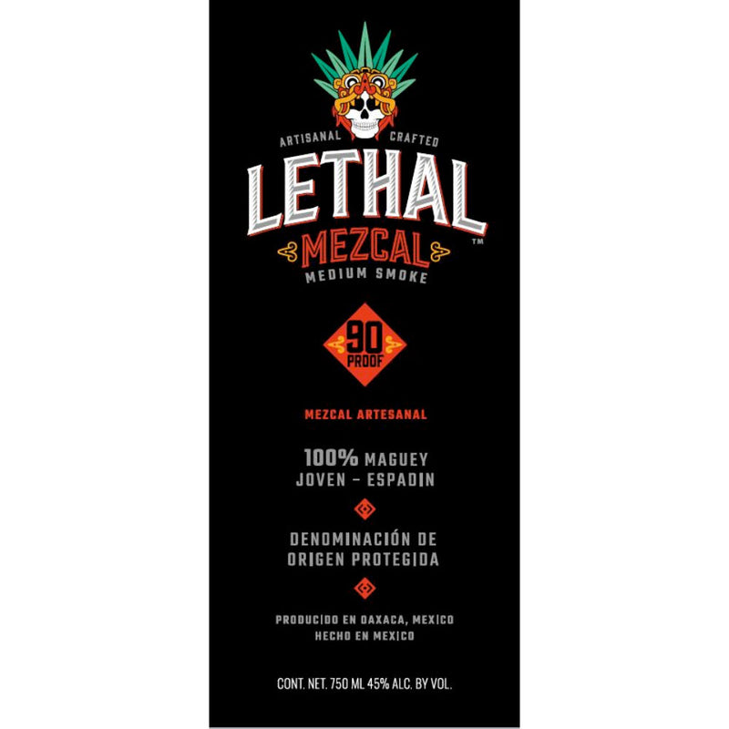 Lethal Mezcal Medium Smoke Mezcal Artesanal - Goro&