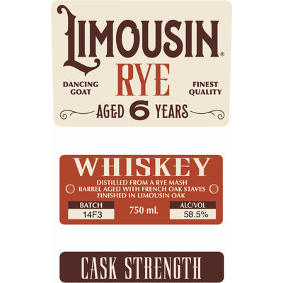 Limousin 6 Year Old Cask Strength Rye - Goro's Liquor