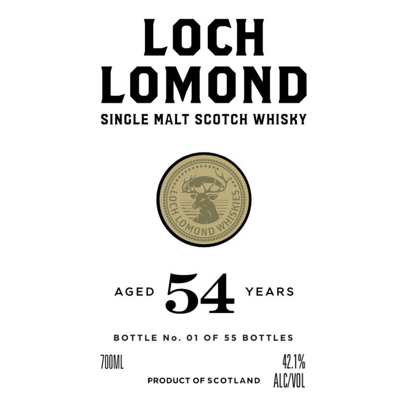 Loch Lomond 54 Year Old Single Malt Scotch - Goro&