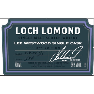 Loch Lomond Lee Westwood 2nd Edition - Goro's Liquor