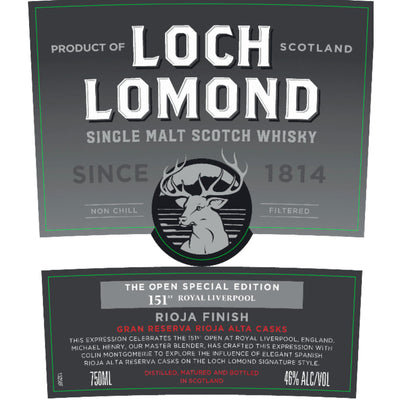 Loch Lomond The Open Special Edition 2023 - Goro's Liquor