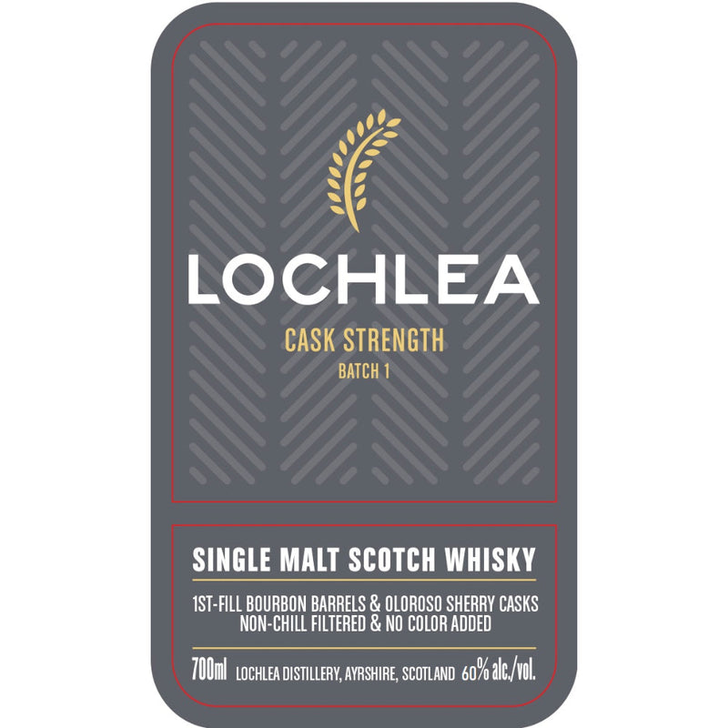 Lochlea Cask Strength Batch 1 Single Malt Scotch - Goro&