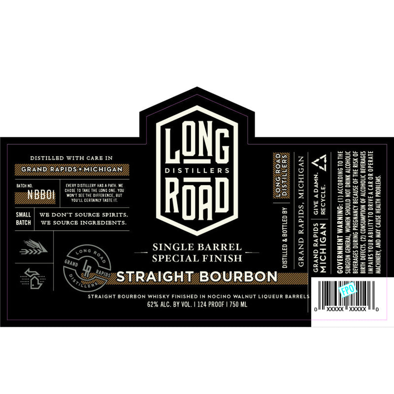 Long Road Distillers Single Barrel Special Finish Bourbon - Goro&