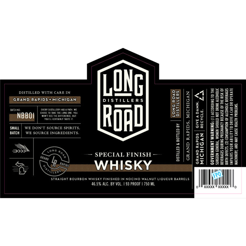 Long Road Distillers Special Finish Whisky - Goro&