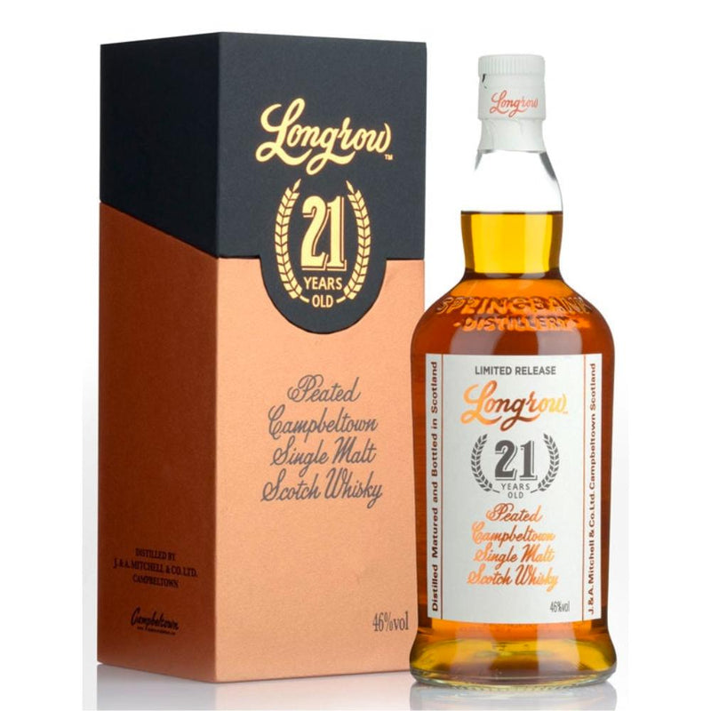 Longrow 21 Year Old Peated Campbeltown Single Malt Scotch - Goro&