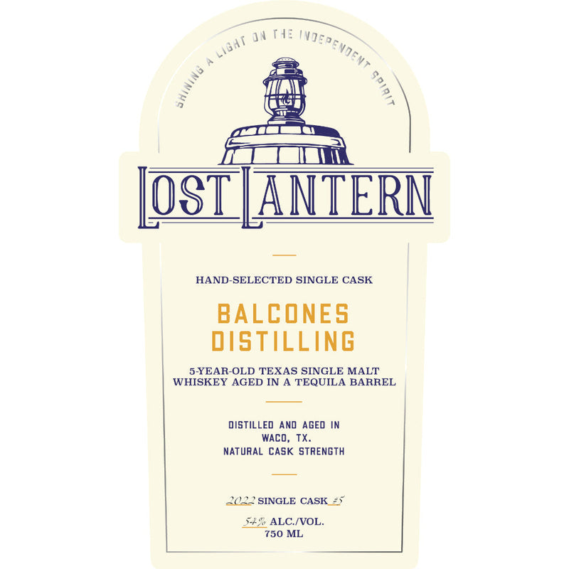 Lost Lantern Balcones 5 Year Old Tequila Barrel Aged - Goro&