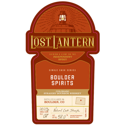 Lost Lantern Boulder Spirits 6 Year Old Colorado Straight Bourbon - Goro's Liquor