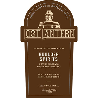 Lost Lantern Boulder Spirits Peated Colorado Single Malt - Goro's Liquor